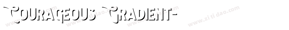 Courageous Gradient字体转换